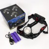 Ліхтар налобний PLD-T115-2PM10-TG (white+blue), Ліхтар акумуляторний для риболовлі, водонепроникний