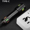 Ліхтарик 623-TG+COB, Переносний ручний потужний ліхтар, Портативний світлодіодний ліхтар із зарядкою