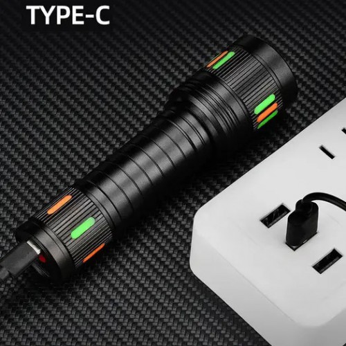 Ліхтарик 623-TG+COB, Переносний ручний потужний ліхтар, Портативний світлодіодний ліхтар із зарядкою