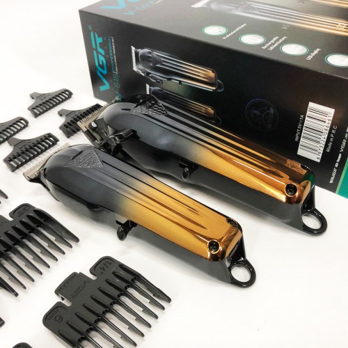 Комплект VGR 2 в 1 V-646 акумуляторна машинка для стрижки та триммер