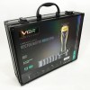 Машинка для стрижки VGR V-015 акумуляторна бездротова професійна 6 насадок