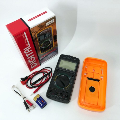 Мультиметр цифровий Digital DT-9208A універсальний, мультиметр для дому, гарний мультиметр