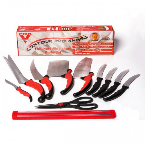 Набір кухонних ножів Contour Pro Knives 13 предметів, Набір кухонного приладдя набір ножів