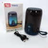 Акумуляторна переносна колонка TG652 5W з RGB підсвічуванням та ремінцем, блютуз колонка. Колір: синій