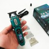 Аккумуляторная машинка для стрижки VGR V-900 с дисплеем, беспроводная для стрижки волос. Цвет: зеленый