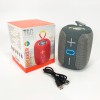 Портативна Bluetooth колонка TG658 8W з RGB підсвічуванням, Музичні колонки для вулиці. Колір: сірий
