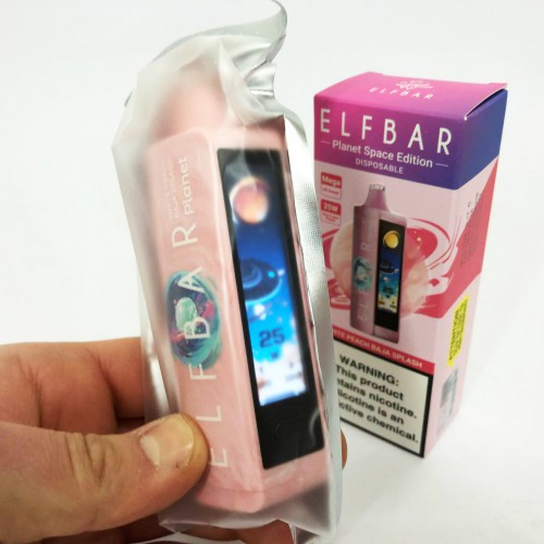 ELF BAR Planet 25000. Білий Персик Баха (White Peach Baja Splash)