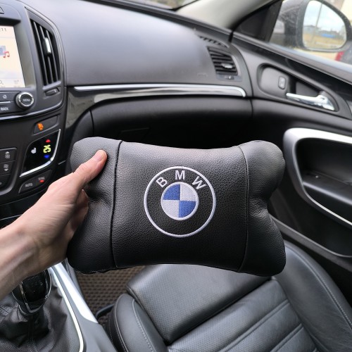 Ортопедична авто подушка BMW з натуральної шкіри – для комфорту в машині