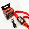 Ліхтар налобний G08-2XPG(white+yellow)+LED(red), Налобний ліхтар для автолюбителів, Led ліхтар налобний