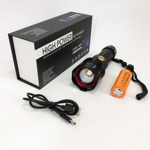 Ліхтар X-BALOG FLUORESCENCE G671/G25 PM30-TG, Надпотужний ліхтарик, Яскравий ліхтарик, Якісний ліхтарик
