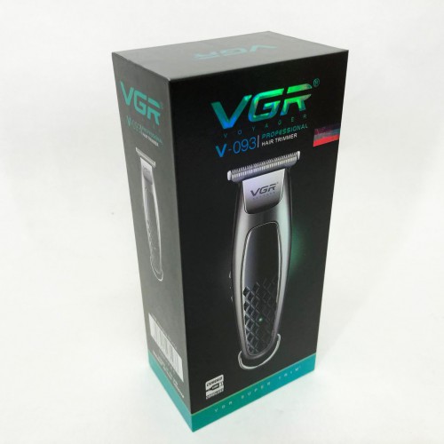 Бездротова акумуляторна машинка для стрижки триммер VGR V-093 з насадками