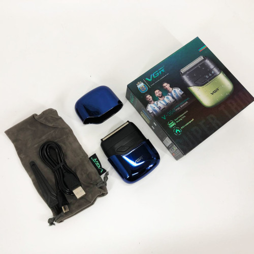 Електробритва VGR V-364 BLUE шейвер