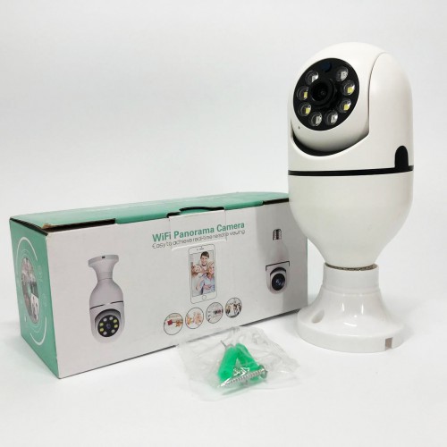 Камера відеоспостереження лампочка CAM L1 E27 WIFI IP 360/90 поворотна