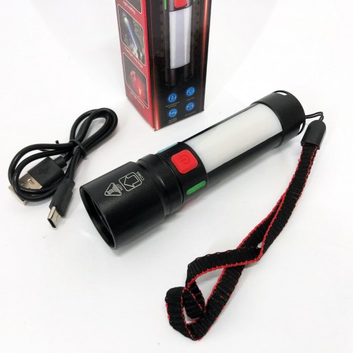 Ліхтар 611-TG+COB(white+red), Ліхтарики для екстрених ситуацій та аварій, Пошуковий ліхтар ручний