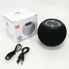 Бездротова потужна колонка TG337 з Bluetooth, RGB-підсвічуванням та радіо. Колір: чорний