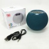 Бездротова потужна колонка TG337 з Bluetooth, RGB-підсвічуванням та радіо. Колір: синій