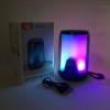 Акумуляторна переносна колонка TG652 5W з RGB підсвічуванням та ремінцем, блютуз колонка. Колір: синій