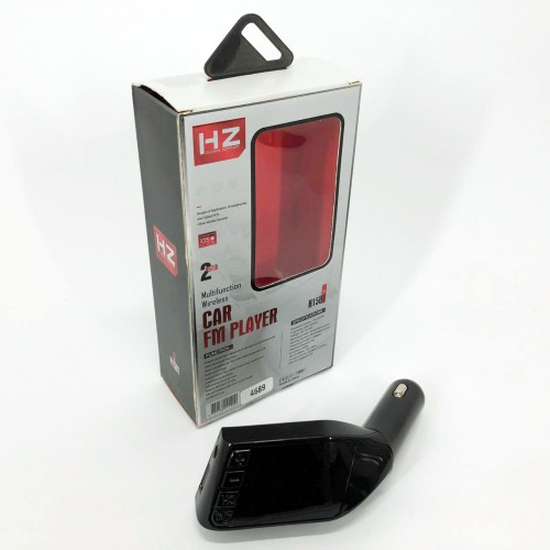 Автомобільний FM трансмітер модулятор H15 Bluetooth MP3, FM модулятор usb. Колір: чорний