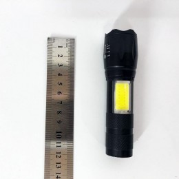 Ліхтарик акумуляторний ручний Bailong BL-29 діод T6 + COB зарядка від USB, ліхтарик led, водонепроникний