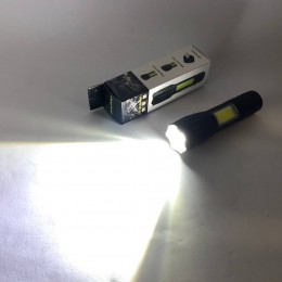 Ліхтарик акумуляторний ручний Bailong BL-29 діод T6 + COB зарядка від USB, ліхтарик led, водонепроникний
