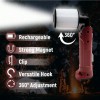 Ліхтар акумуляторний WORKLIGHT-072-XPE 10W 350Lm з гаком та магнітом, Багатофункціональний LED ліхтар