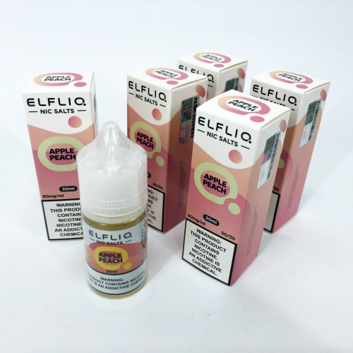 Рідина ELFLIQ 30мл 5%. Яблуко персик (Apple Peach)