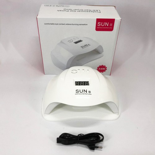 Професійна сушарка Sun X Beauty nail 54w FD 160A для нігтів, лампа для гель-лаку, Лампа майстра манікюру