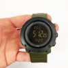 Годинник наручний чоловічий SKMEI 2095AG, годинник тактичний протиударний, армійський годинник. Колір: зелений