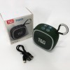 Портативна Bluetooth-колонка TG659 з ремінцем, Бездротова колонка портативна потужна. Колір: зелений