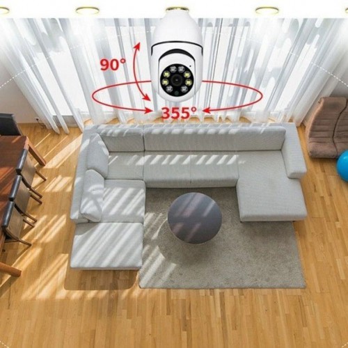 Камера відеоспостереження лампочка CAM L1 E27 WIFI IP 360/90 поворотна