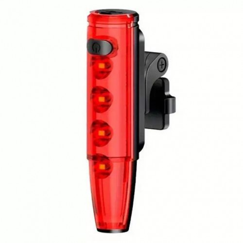 Велоліхтар LEADBIKE LD77-LS-4 LED з лазерною розміткою, Ліхтар акумуляторний світлодіодний велосипедний