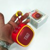 Портативна Bluetooth-колонка TG659 з ремінцем, Гучна блютуз колонка для вечірки. Колір: червоний