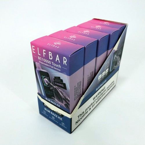 Elf Bar BC10000 Touch. Синя Малина (Blue Razz Ice)