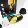 Професійна електробритва VGR V-383 Finale Shaver з підставкою, чоловіча машинка для гоління