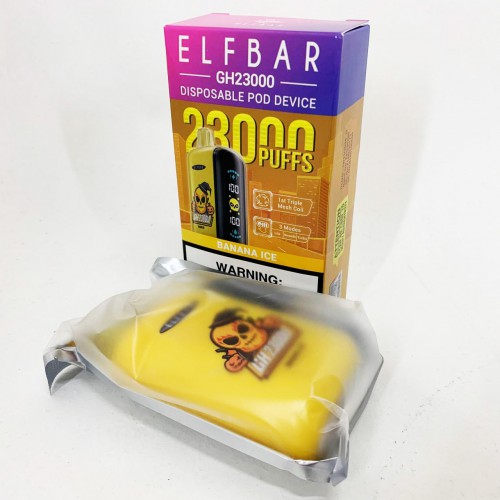 ELF BAR GH 23000 5%. Банан (Banana Ice)