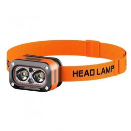 Ліхтар налобний G08-2XPG(white+yellow)+LED(red), Налобний ліхтар для автолюбителів, Led ліхтар налобний