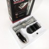 Бездротова машинка для стрижки волосся GEMEI GM-6112 акумуляторна, окантувальна машинка. Колір: сірий