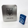 Дугова електроімпульсна запальничка USB металева коробка HL-447. Колір: синій
