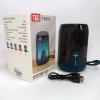 Акумуляторна переносна колонка TG652 5W з RGB підсвічуванням та ремінцем, блютуз колонка. Колір: синій
