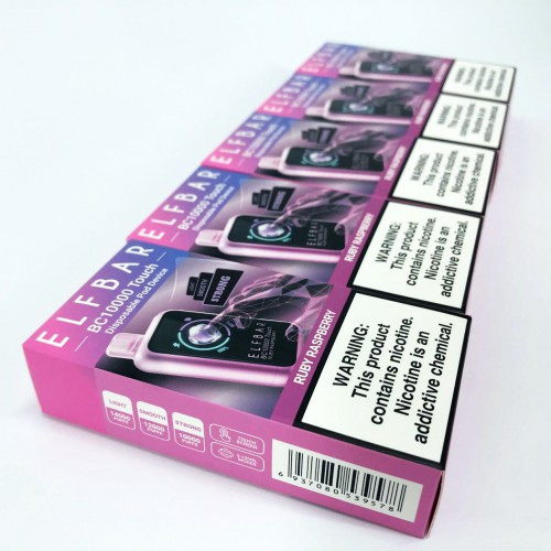 Elf Bar BC10000 Touch. Малина (Ruby Raspberry)