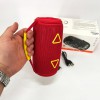 Bluetooth-колонка TG657 з RGB підсвічуванням 1500 mAh, бездротова колонка портативна потужна. Колір: червоний