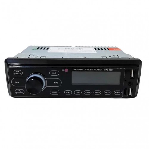 Автомагнітола з сенсорним дисплеєм MP3 3886 ISO 1DIN багатофункціональна, Мультимедіа для автомобіля