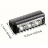 Велофара потужна FY-339B-3LED(white+yellow), Велосипедний ліхтар з фіксацією на кермо, для велосипедистів