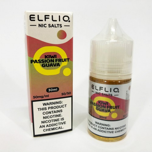 Рідина ELFLIQ 30мл 5%. Ківі Маракуя Гуава (Kiwi Passionfruit Guava)