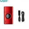 Електробритва VGR V-377 RED шейвер, Електрична акумуляторна бритва для гоління, шейвер чоловічий