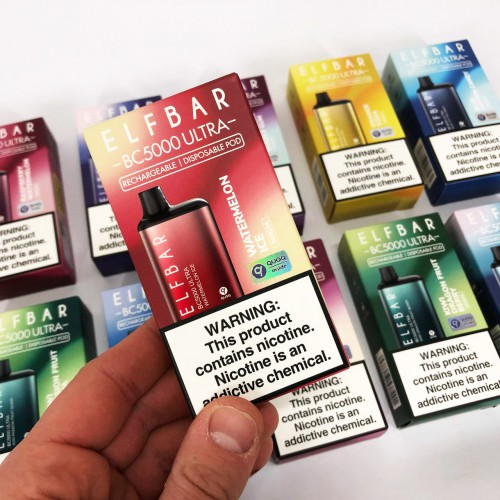 Elf Bar BC5000 Ultra. Кавун (Watermelon Ice)