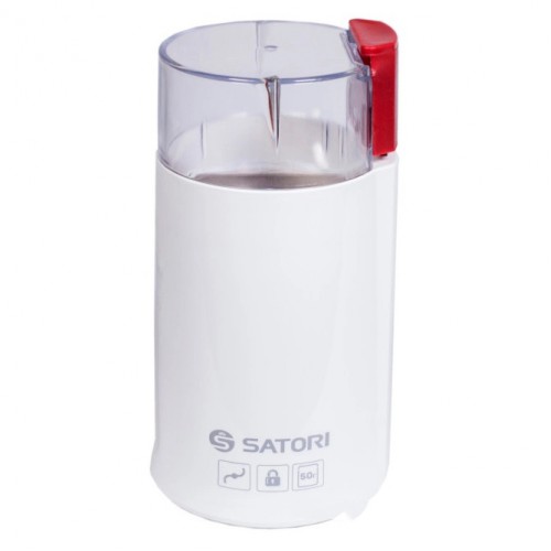 Електрична кавомолка SATORI SG-1802-RD, електрична кавомолка для роторної турки. Колір: білий