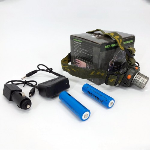 Налобний ліхтар тактичний Bailong BL-1505\602B SENSOR з датчиком руху, Ліхтарик налобний led
