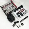 Машинка для стрижки 10в1 GEMEI GM-592, машина для окантування, підстригальна машинка. Колір: червоний