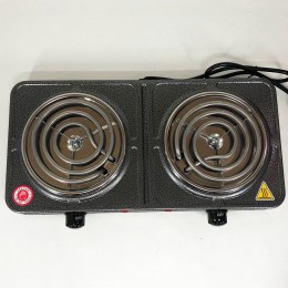 Електроплита настільна Domotec MS-5802, плита двокомфоркова електроплита побутова електрична